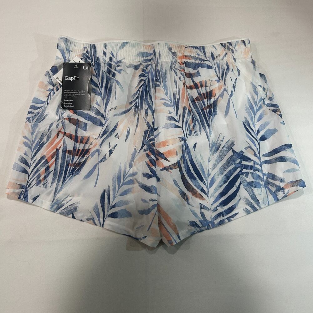 GapFit Women GS Print Shorts Mid Rise Size: M (Tall) 2 1/2" Inseam Floral print